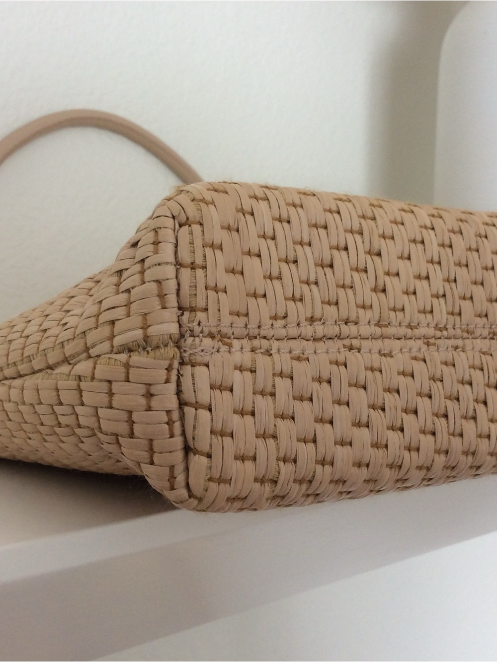 Moda Luxe Lucy - ST Woven Shoulder Bag in Natural - NWOT - Picture 9 of 14